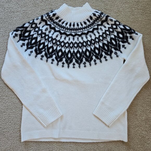Chico's Sweaters - NWT Chico's Tinsel Sparkle Fair Isle Sweater